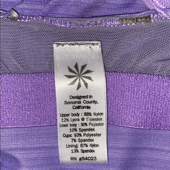Athleta Cross Back Light Purple Athletic Tank Top - Picture 6 of 7